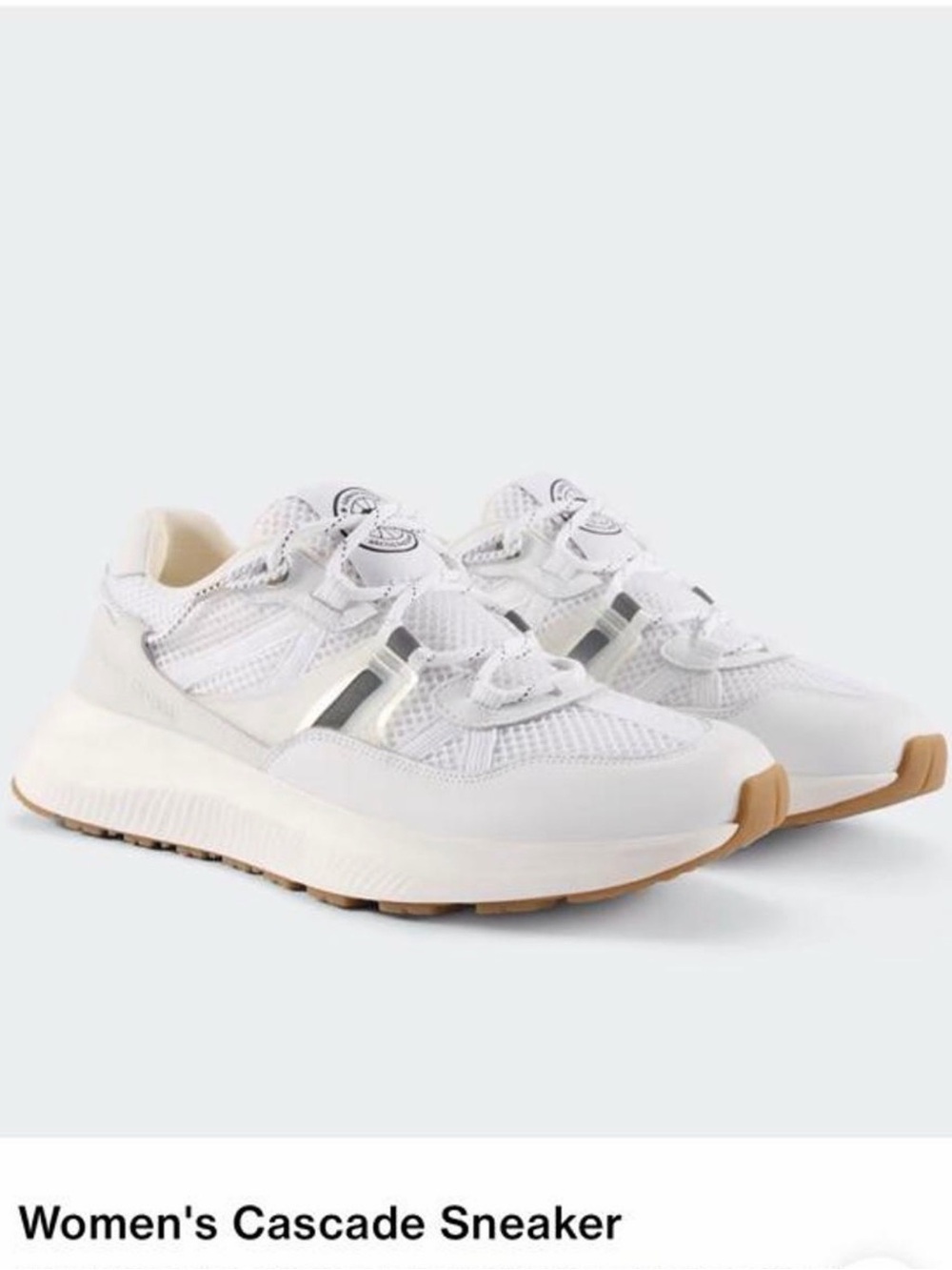 Canada Goose Women's White Low-Top Sneakers with Gum Outsole